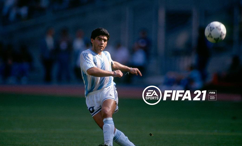 La Justicia prohibió a FIFA 21 la utilización de la marca Maradona