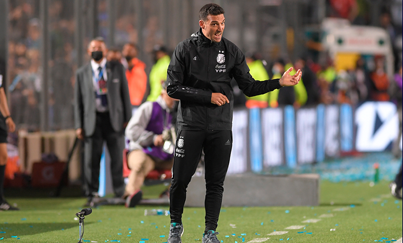 Scaloni: «El año fue soñado con la Copa América, la clasificación y el invicto»