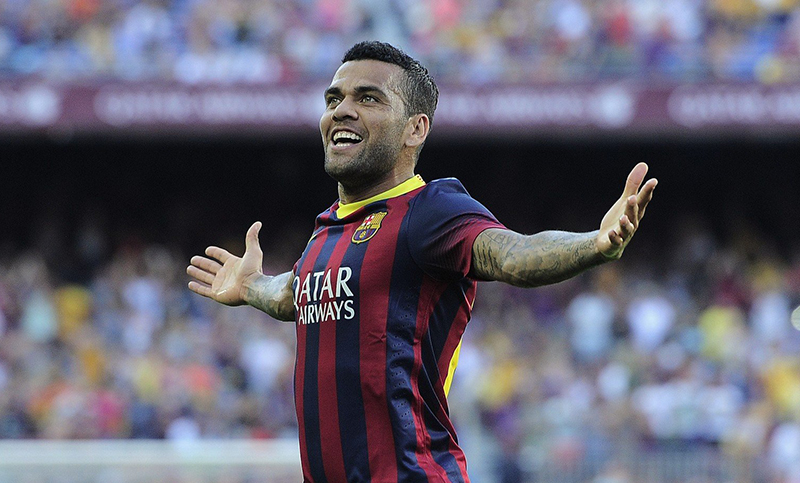 Dani Alves regresó al Barcelona