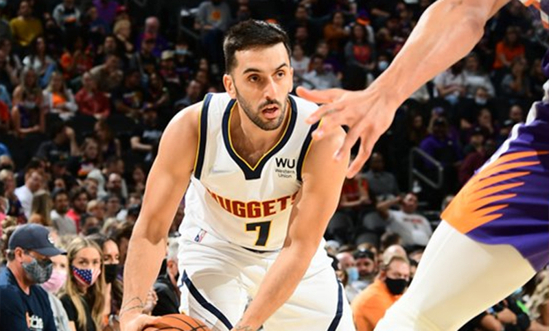 Campazzo cerró una buena participación en la dura derrota de Denver