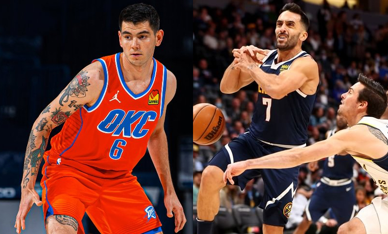 Deck y Campazzo tuvieron poca participación en los triunfos de sus equipos en la NBA