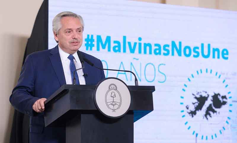 «A las Malvinas no las vamos a cambiar por vacunas ni por deuda», dijo el Presidente
