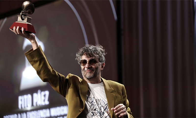 Fito Páez, Nathy Peluso, Calamaro, Vicentico y Tinto Tango recibieron premios en los Grammy Latinos