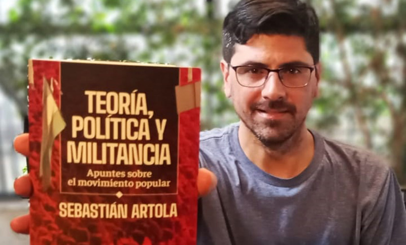 Sebastián Artola presenta su primer libro con una interesante teoría para la militancia