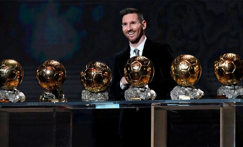 Messi va en busca de su séptimo Balón de Oro en París