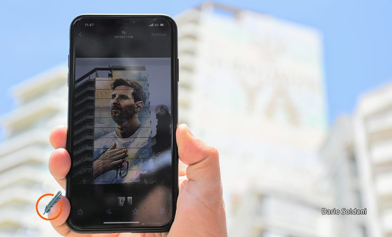 Pintarán un nuevo mural de Messi en el centro de Rosario