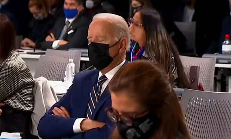 Las andanzas de Biden en Glasgow: “siestita” y ¿detalle incómodo con Camilla y Carlos?