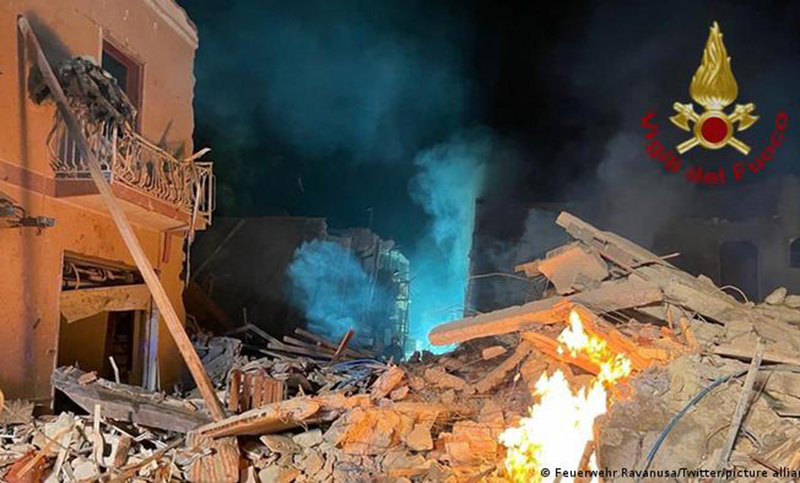 Derrumbe de un edificio en Sicilia: tres muertos y seis desaparecidos