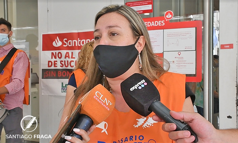 Desde La Bancaria dijeron que cerrar sucursales del Santander sería «la antesala de pérdida de fuentes de trabajo»