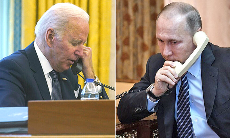 Putin y Biden discutieron las propuestas de seguridad de Moscú en una llamada telefónica de fin de año