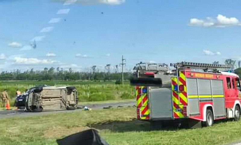 Un muerto y tres heridos tras un choque en la autopista Rosario-Santa Fe