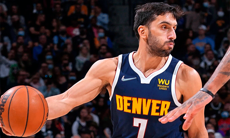 Campazzo fue pura entrega y los Nuggets volvieron a la victoria