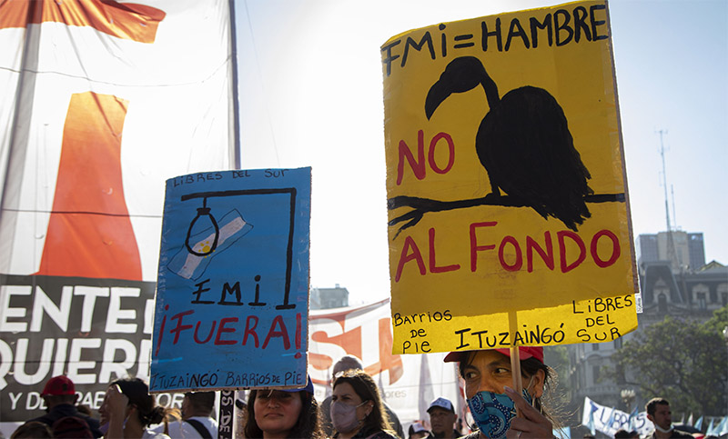 Movilización a nivel nacional por el “no pago de la deuda externa”