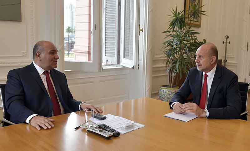 Perotti y Manzur se reunieron para formalizar el fallo por la coparticipación y hablar de seguridad