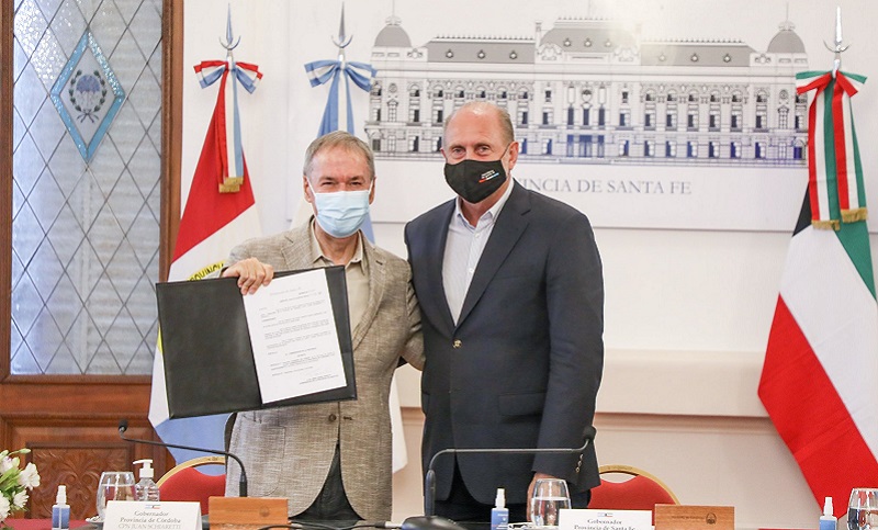 Perotti recibió a Schiaretti y resaltó la “visión de futuro” para “marcar el desarrollo” del país