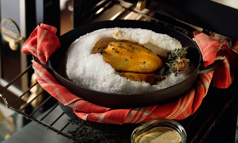 Pollo a la sal