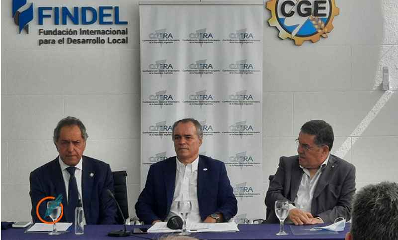 Scioli lanzó en Cgera el proyecto de Comercializadoras de Productos Argentinos en Brasil
