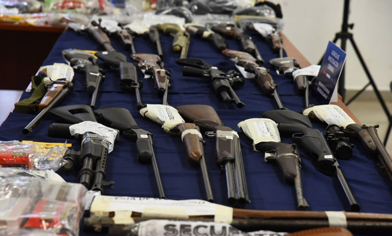 El año pasado se secuestraron más de 700 armas de fuego en Rosario 