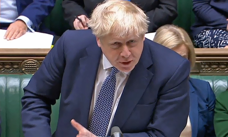 Boris Johnson es interrogado por las celebraciones en Downing Street