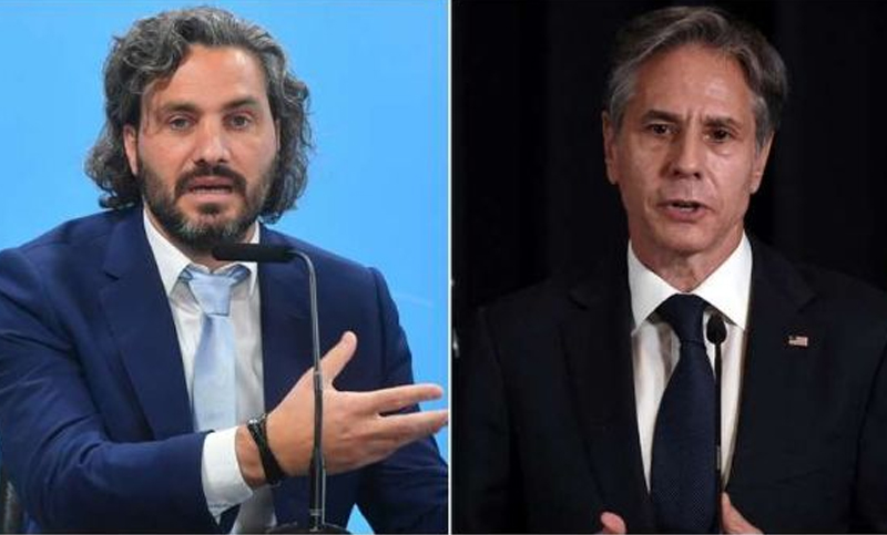 Cafiero se reúne con el secretario del Departamento de Estado norteamericano