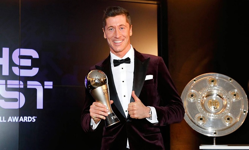 Lewandowski le ganó la pulseada a Messi por el premio The Best