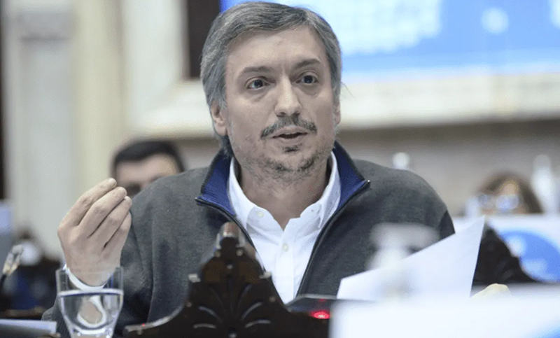 Máximo Kirchner renunció a la presidencia del bloque del FdT en rechazo al acuerdo con el FMI