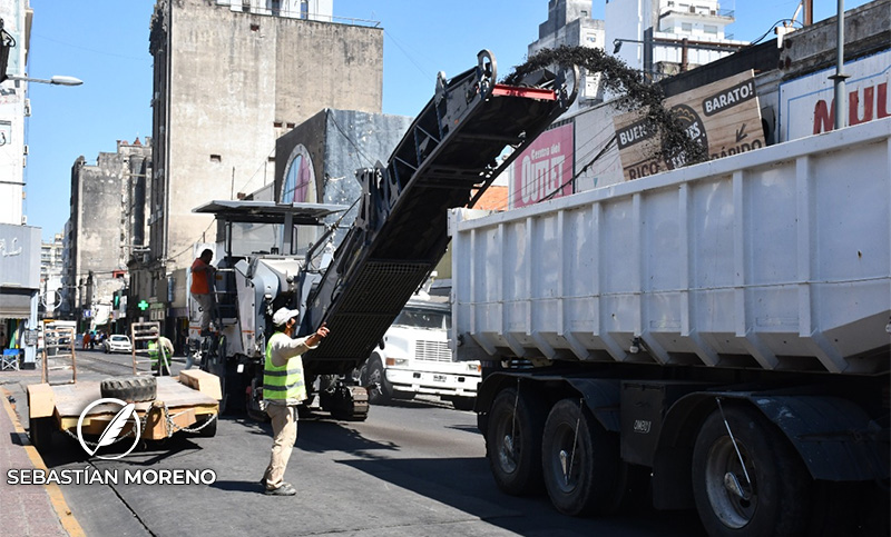 Iniciaron las obras en el cruce de San Martín y San Luis: hay cortes y desvíos