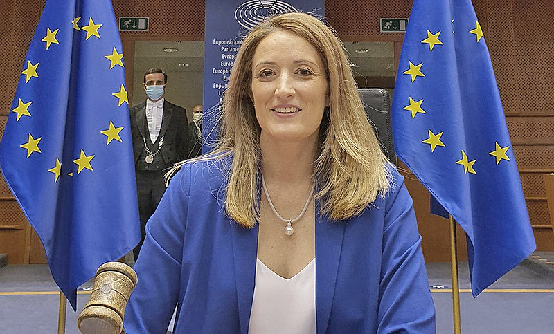 El Parlamento Europeo elige a la conservadora y antiaborto Roberta Metsola como nueva presidenta