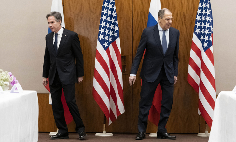 Blinken y Lavrov tuvieron un diálogo «sustancial» sobre Ucrania, pero sin avances concretos