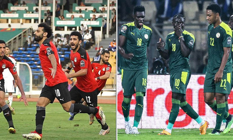Egipto y Senegal se clasificaron semifinalistas de la Copa África