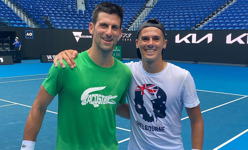 Coria comenzará en Australia ante Monfils y Bagnis ante Garín, en un sorteo que incluyó a Djokovic