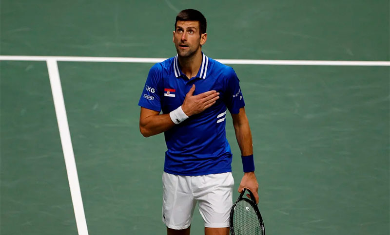 Djokovic envió un mensaje desde el aislamiento agradeciendo «el apoyo»