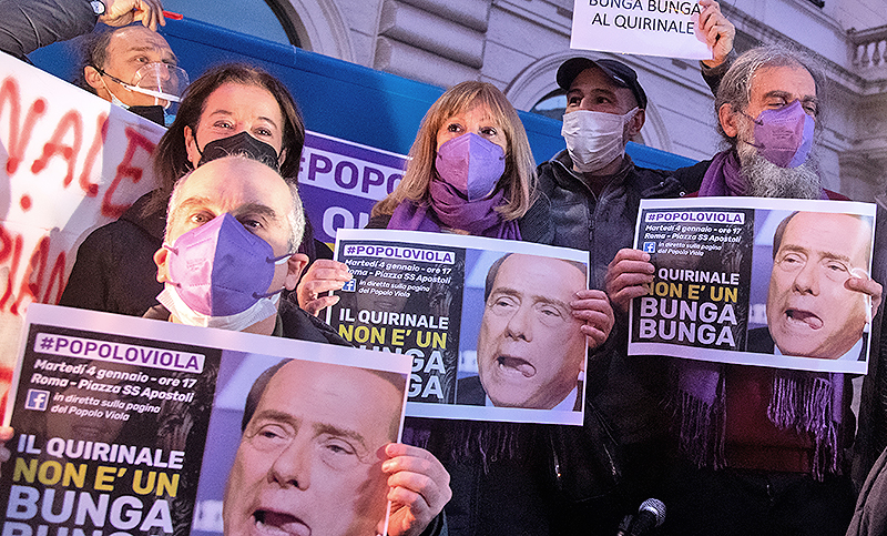 La candidatura de Berlusconi a la presidencia suma rechazos mientras la derecha ya habla de «plan B»
