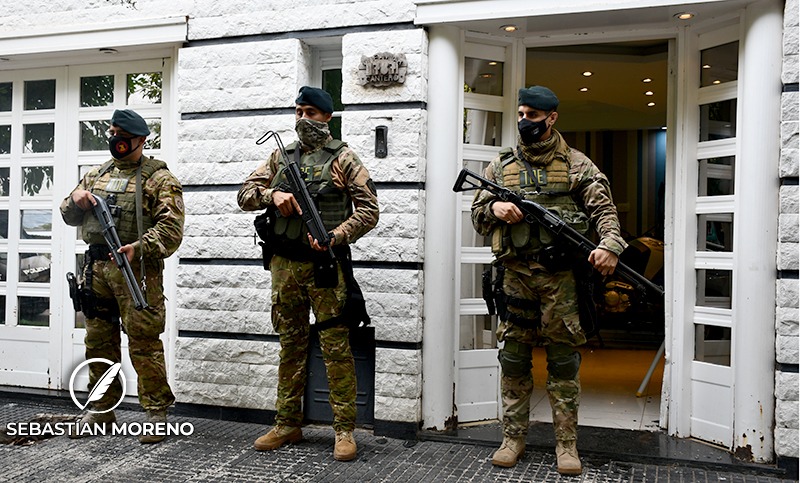 Tras varios allanamientos detuvieron a la viuda y a uno de los hijos del «Pájaro» Cantero
