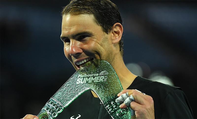 Rafael Nadal campeón en Melbourne tras medio año de ausencia