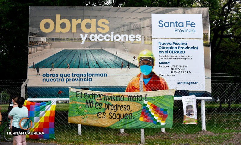 Vecinos autoconvocados en el Parque Independencia piden explicaciones por la tala de árboles