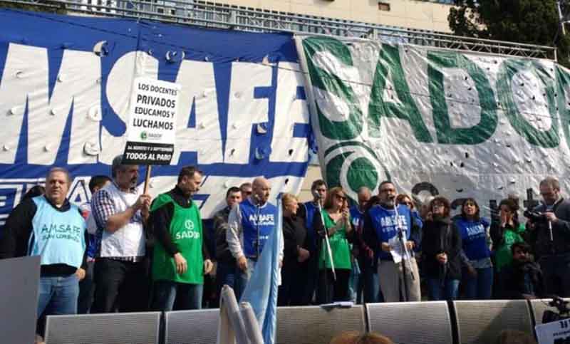 Docentes santafesinos se mostraron «desencantados» con la propuesta salarial del gobierno