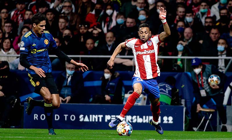Atlético de Madrid y Manchester United, no se sacaron ventajas en la Champions