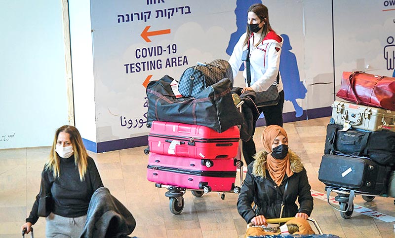 Israel permitirá la entrada de turistas no vacunados contra el coronavirus