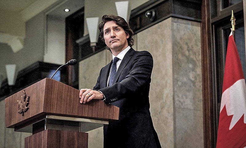 Trudeau invocó la ley de emergencias para frenar las protestas en Canadá