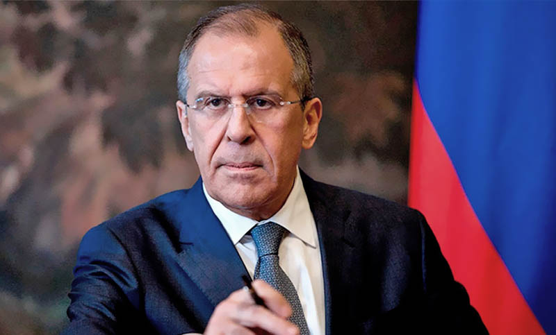 Rusia está dispuesta a negociar si Ucrania «depone las armas», dijo Lavrov