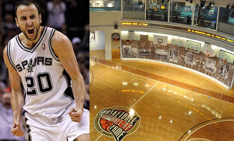 Manu Ginóbili fue nominado para ingresar al Salón de la Fama del básquetbol