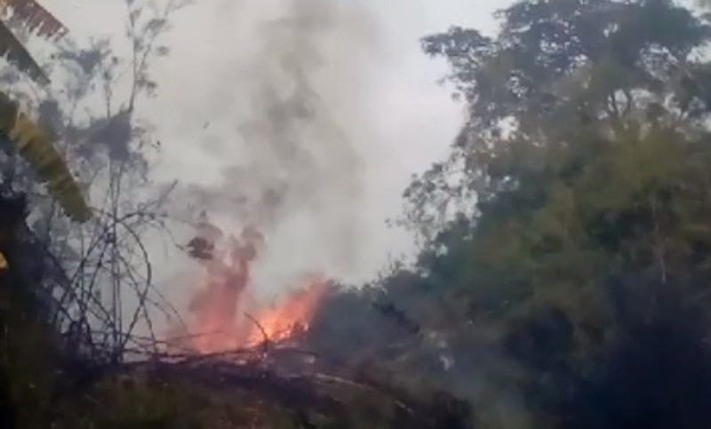 Denuncian quemas en zona de islas que cubren de humo Reconquista