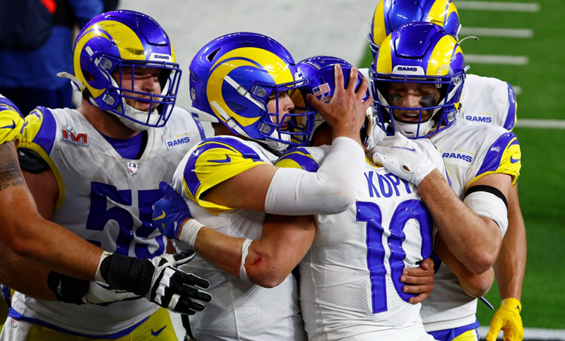Los Rams se consagraron campeones en el Súper Bowl del fútbol americano