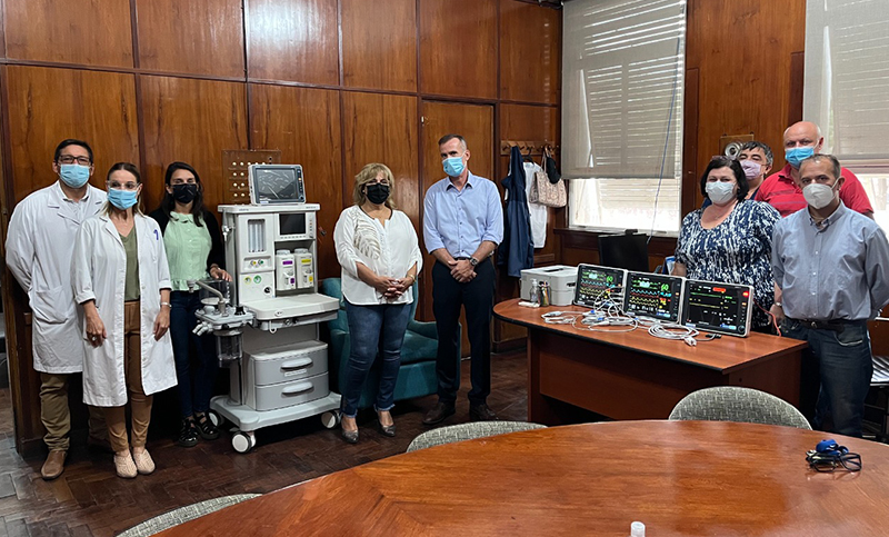 Entregaron equipamientos al Hospital Eva Perón