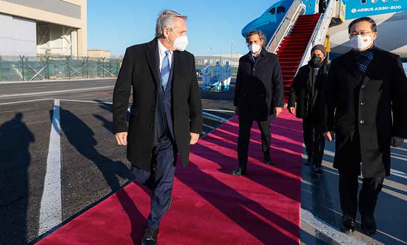 Fernández llegó a China con una intensa agenda para afianzar la relación bilateral