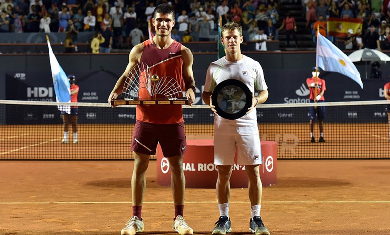 Schwartzman cayó en la final en Río de Janeiro y Alcaraz es el nuevo campeón