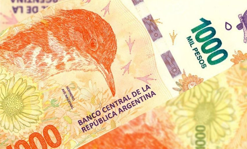 Un informe sostiene que el billete de 1.000 pesos perdió 92% de su valor en dólares