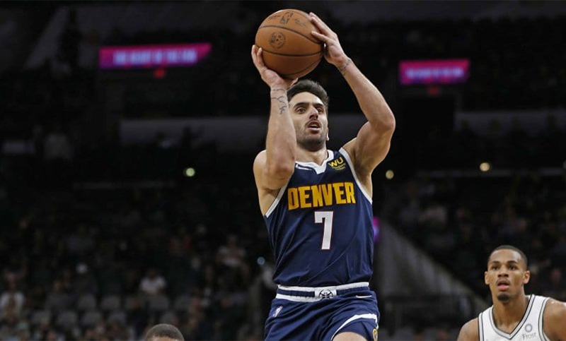Sólida actuación de Campazzo en el triunfo de los Nuggets