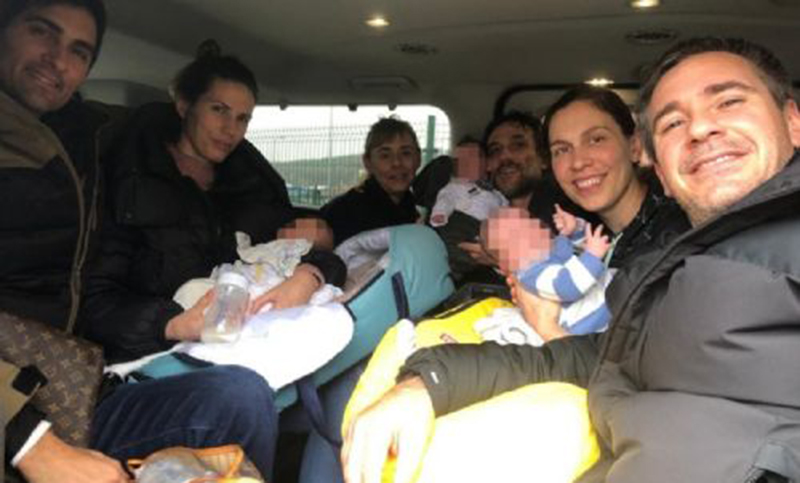 Cinco familias argentinas lograron escapar de Ucrania